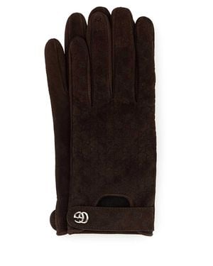 Gucci Suede Gloves - Black