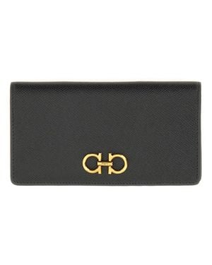 Ferragamo Logo Wallet - Black