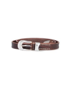 Our Legacy Premium% Cow Leather Belt - Brown