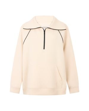 Weekend by Maxmara Zip-Up Hoodie - Natural
