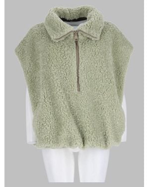 Alysi Wool-Blend Vest - Green