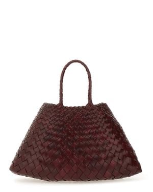 Dragon Diffusion Santa Croce Mini Leather Shoulder Bag - Brown