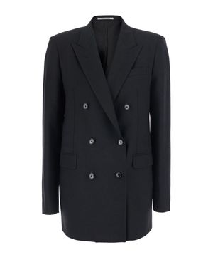 Tagliatore Soft-Fabric Blazer Jacket - Black