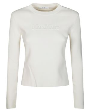 Max Mara Pure Pure Ticino Mini Top For - White