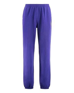 Local Authority Cotton Track-Pants - Blue