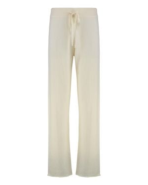 SABLYN Cashmere Drawstring Pants - Natural