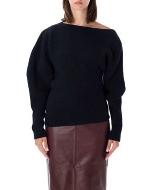 Alberta Ferretti Alberta Ferretti Asymmetric Sweater - Blue