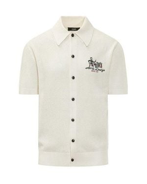 Amiri Mesh Knit Shirt - White