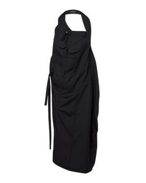 Junya Watanabe Elegant Mini Dress - Black