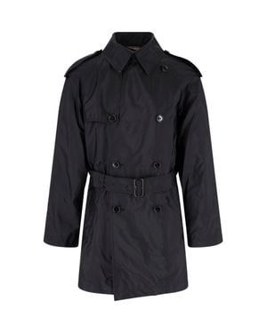 Burberry Double-Breasted Trench Coat - Black