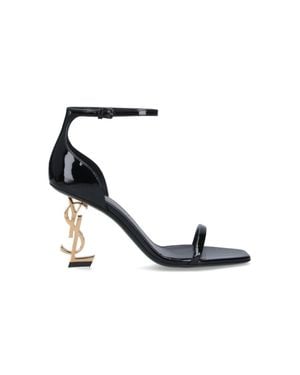 Saint Laurent Elegant Heeled Sandals For - White