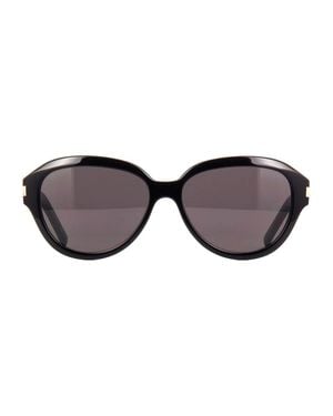 Saint Laurent Saint Laurent Round-Frame Acetate Sunglasses Sl400-001 (S) - Brown