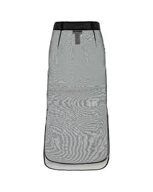 Des Phemmes Light Knit Silk Skirt - Gray