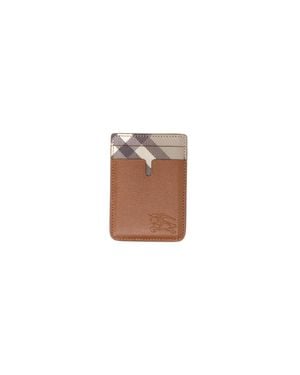 Burberry 100% Calf Leather Wallet - White