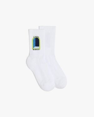 CASABLANCA Arch Socks - White