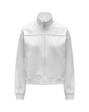 K-Way Cropped Boxy Sweatshirt For - Gray