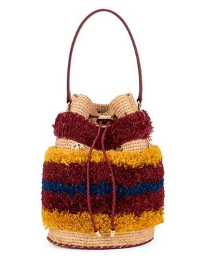 Rabanne Bucket Bag - Red