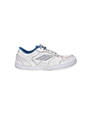 Balenciaga Low-Top Leather Sneakers - Blue