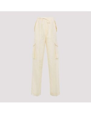 Phoebe Philo Crushed Cargo Pants - Natural