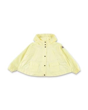 Moncler Mini Lightweight Protective Jacket For Girls - Yellow