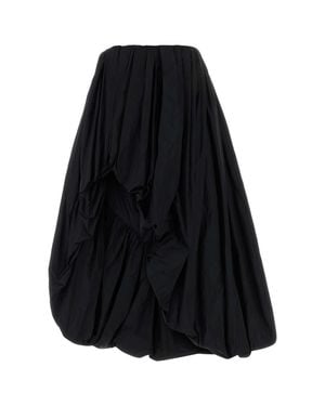 Jil Sander Polyester Skirt - Black