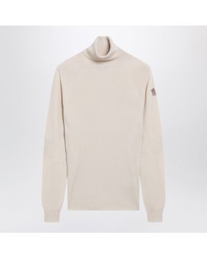 Moncler Light Wool Turtleneck Sweater - White