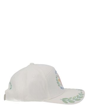 CASABLANCA Mini Hat For Spring/Summer 2026 - White