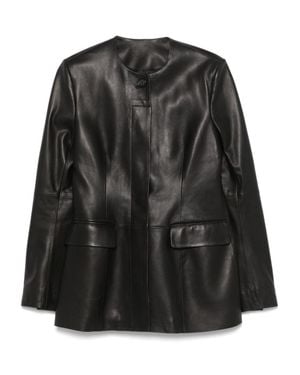TOTEME Leather Jacket - Black