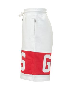 Gcds Bermuda Shorts With Logo - White