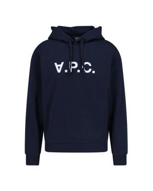 A.P.C. A. P.C. 100% Organic Cotton Sweater - Blue
