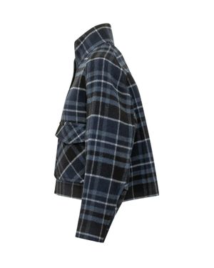 Pinko Campanula Caban Coat - Blue