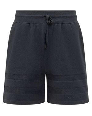 Givenchy Tailored Mini Shorts With Adjustable Waist - Blue