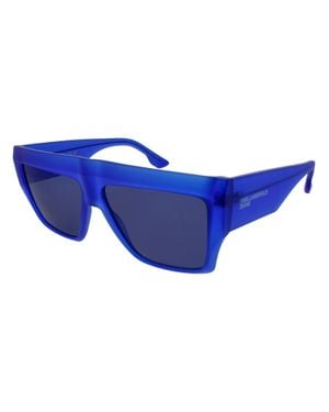 KARL LAGERFELD Sleek Plastic Sunglasses - Blue