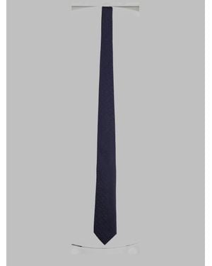 Giorgio Armani Silk Tie Made - Blue