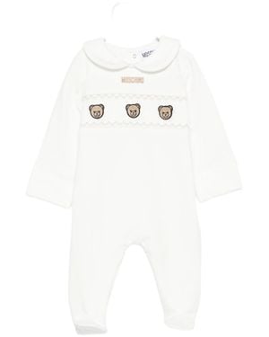 Moschino Boys' Cotton-Blend Dress - White