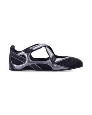 The Attico Floor 1 Mesh Ballerina - Blue