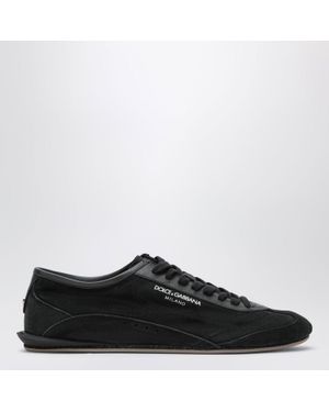 Dolce & Gabbana Dolce & Gabbana Dg Sailing Raffia Sneakers - Black