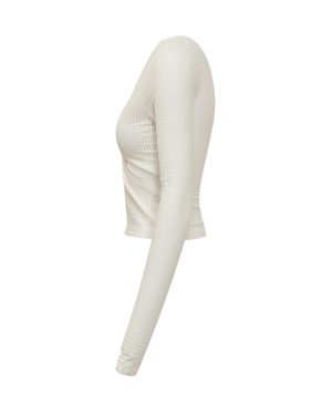 Collina Strada Top Flower Mini Top - White