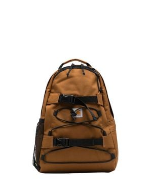 Carhartt Kickflip Mini Backpack With Details - Brown
