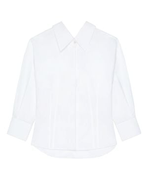 Givenchy Long-Sleeved Cotton Poplin Shirt Size 36 - White