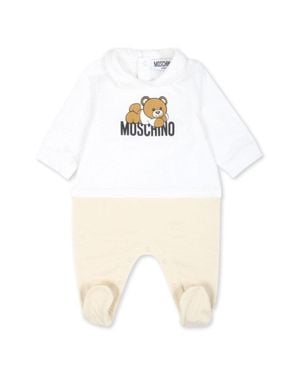 Moschino Baby Romper Set - White