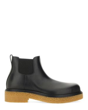Bottega Veneta Haddock Suede Chelsea Boots For - Black
