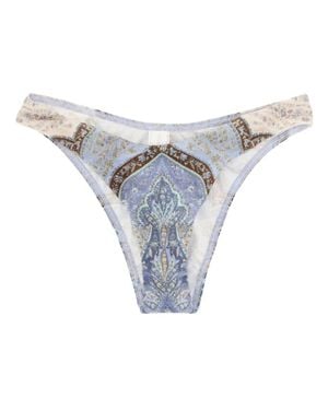 Zimmermann "Wanderlust" Bkini Briefs - Blue
