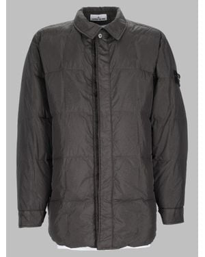 Stone Island Lightweight 100% Polyamide Sports Jacket - Gray