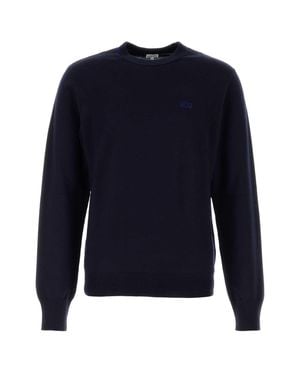 Loewe Midnight Wool Blend Sweater - Blue