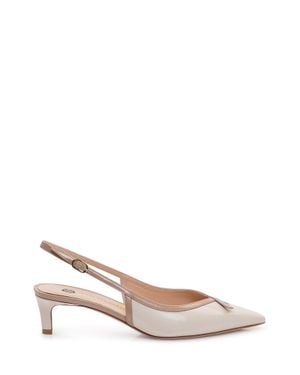 Roberto Festa Chic Slingback Heels With Medium Heel And Pointed Toe - Pink