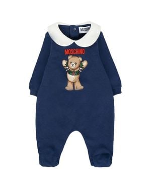 Moschino "Babygrow" Bodysuit - Blue