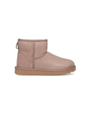 UGG Classic Sheepskin Ankle Boots - Pink