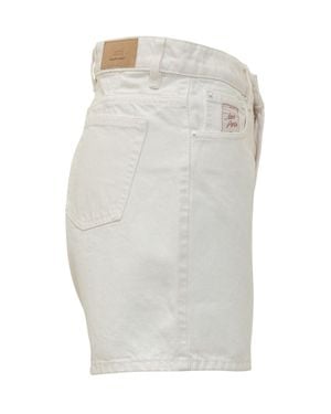 Ami Paris Casual Five-Pocket Mini Shorts - Gray