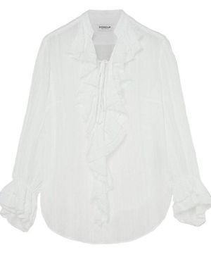 Dondup Shirt With Drapery - White